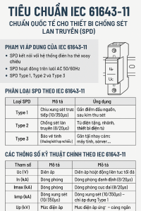 Tiêu chuẩn IEC 61643-11 – Chuẩn quốc tế cho thiết bị chống sét lan truyền (SPD)